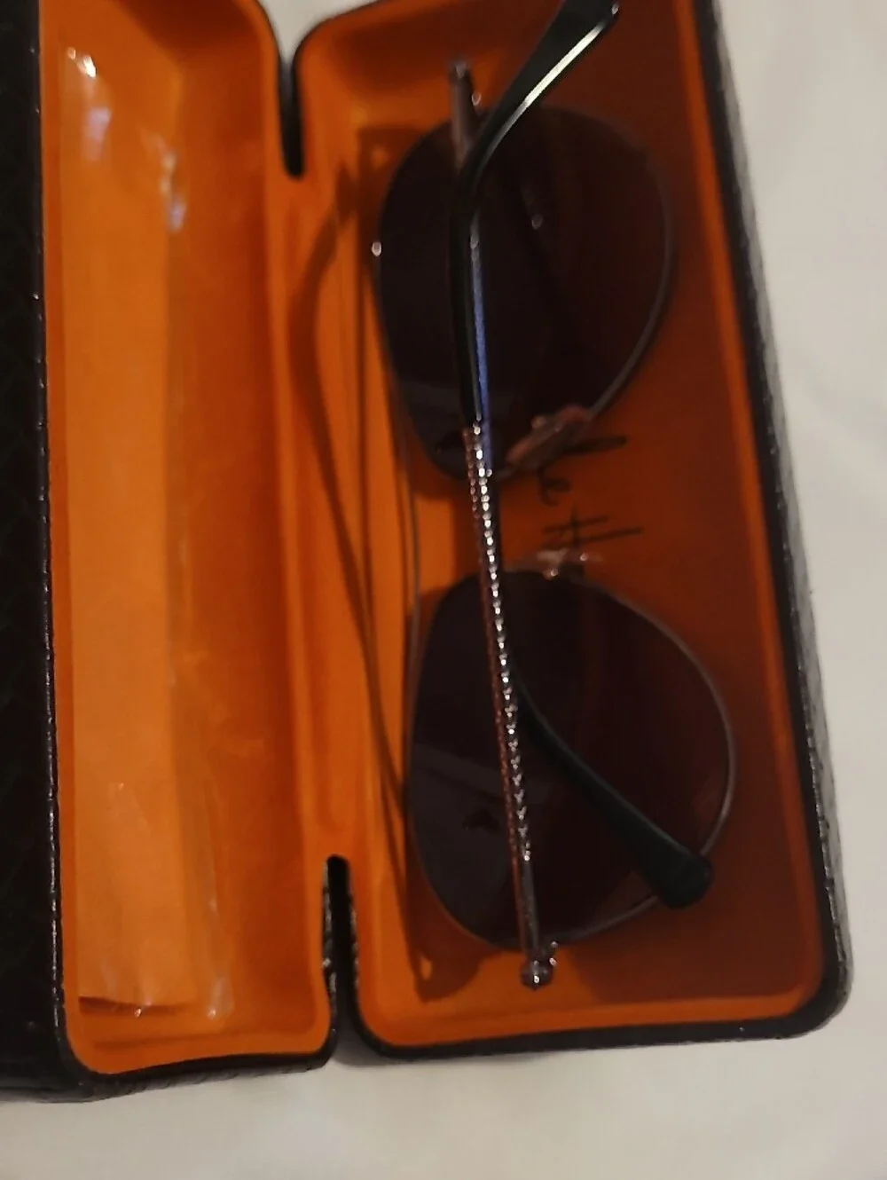 Cole Haan Aviator Sunglasses with Purple Lenses
